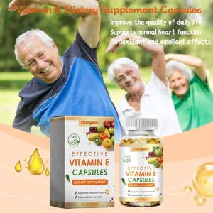 Googeer 60pcs Vitamin E Capsule