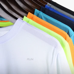 Summer Men's Quick Dry Running Bodybuilding Shirts