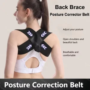 Back Brace Posture Corrector Belt Lumbar Shoulder Support